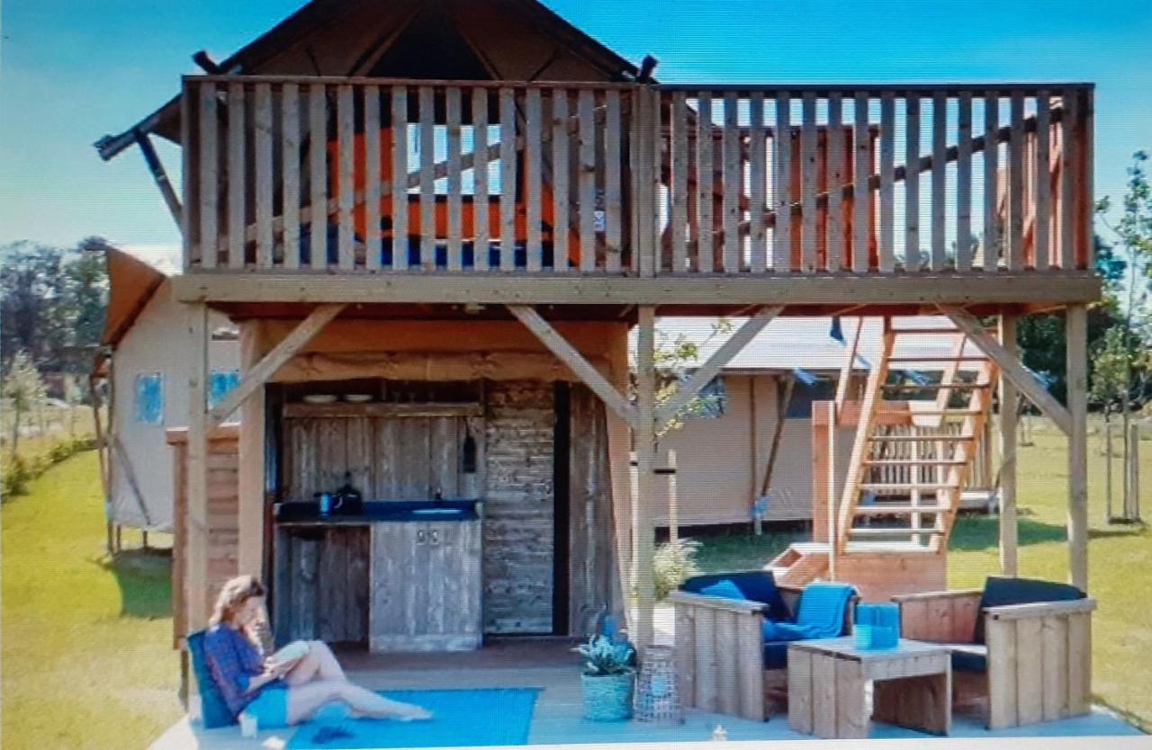 Tente Cabane Du Camping Hautoreille Bannes  Exterior foto